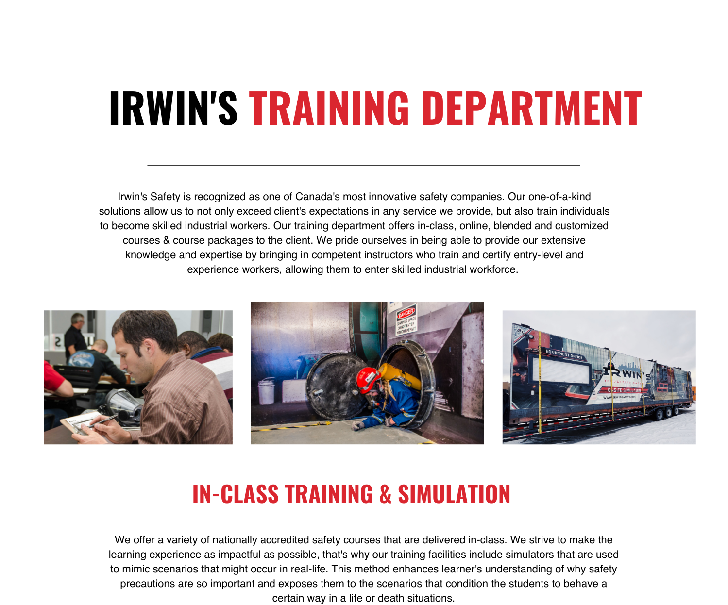 IR training page 1