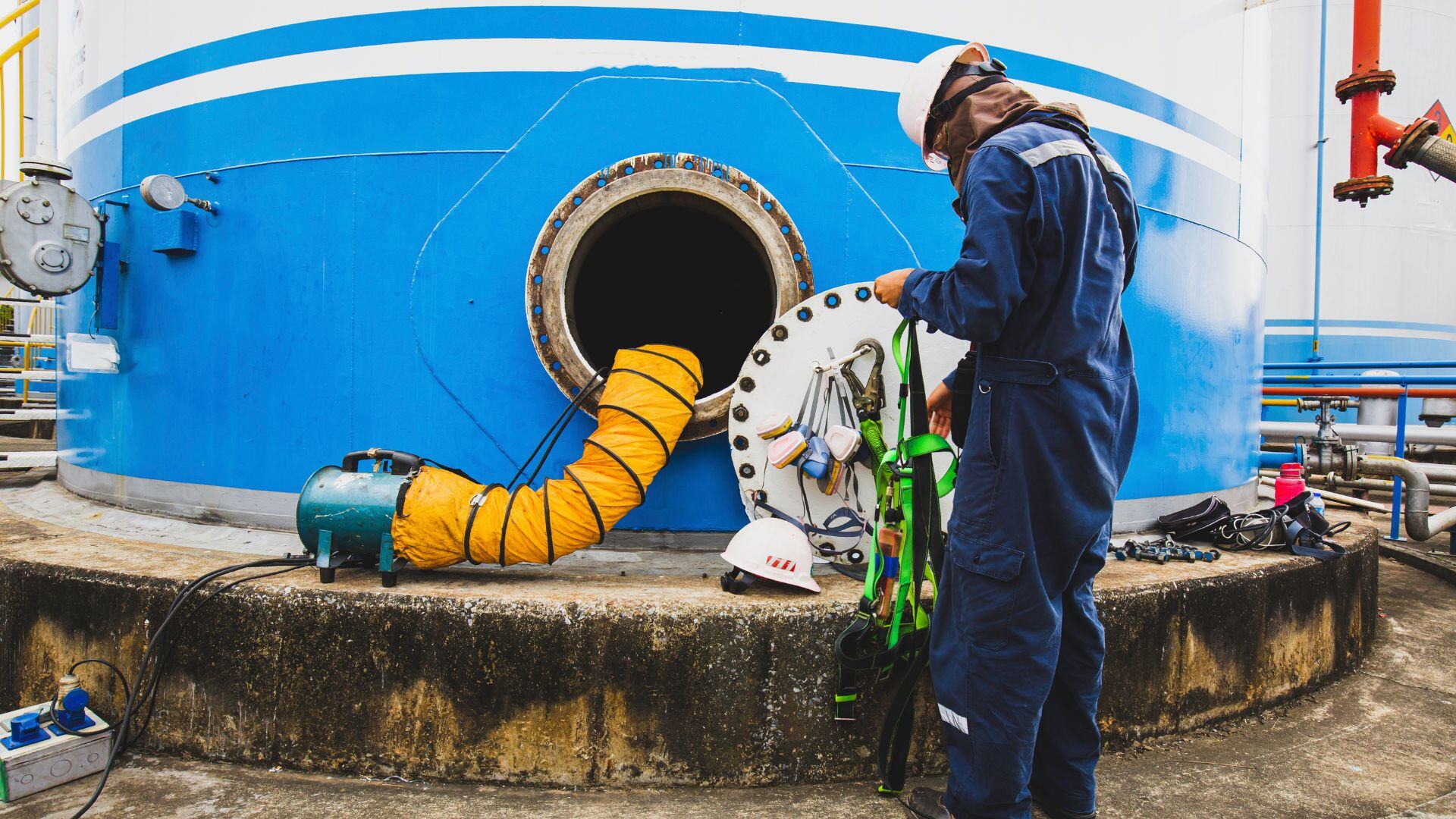 confined space ventillation shutdowns