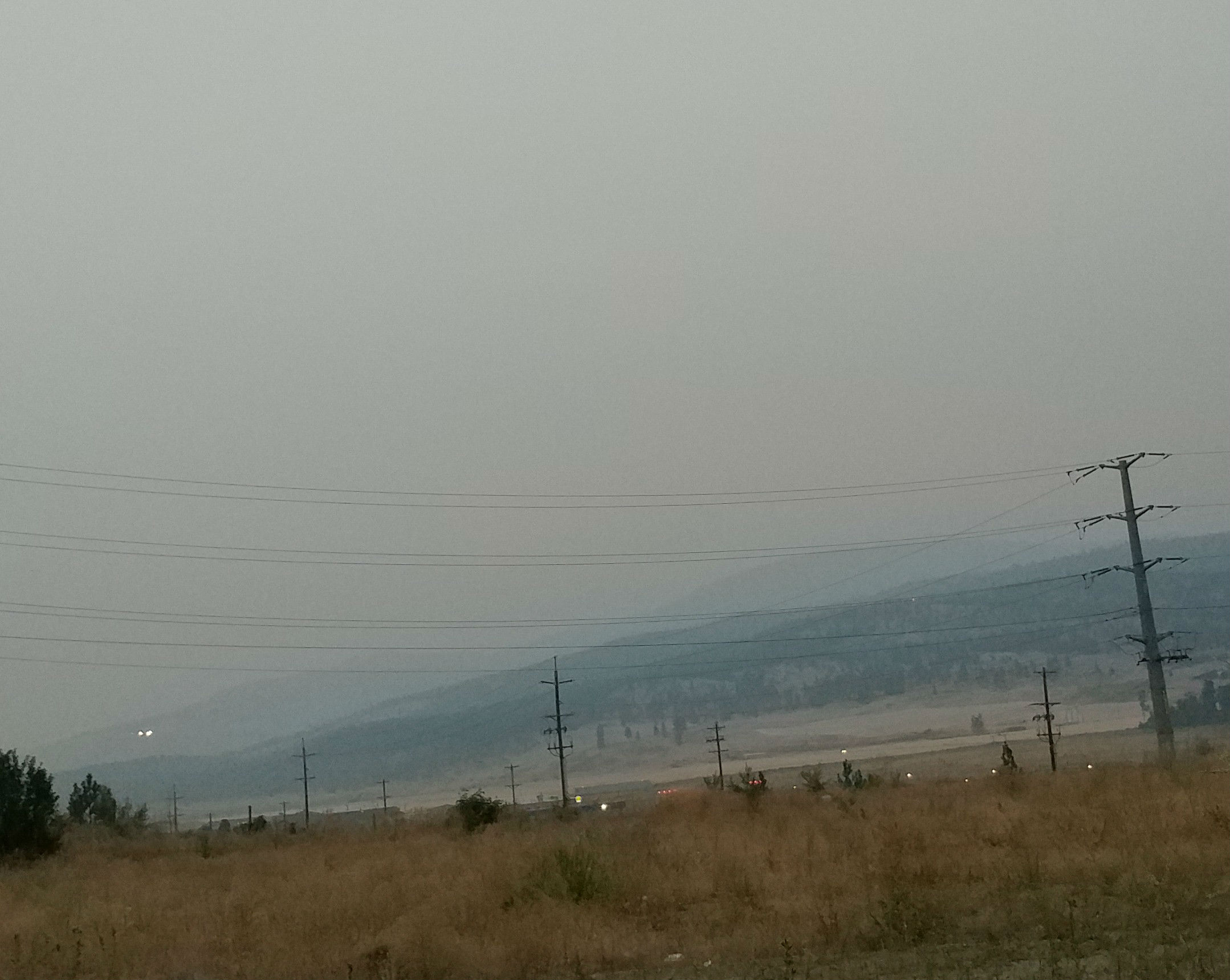 Poor air quality in the Okanagan