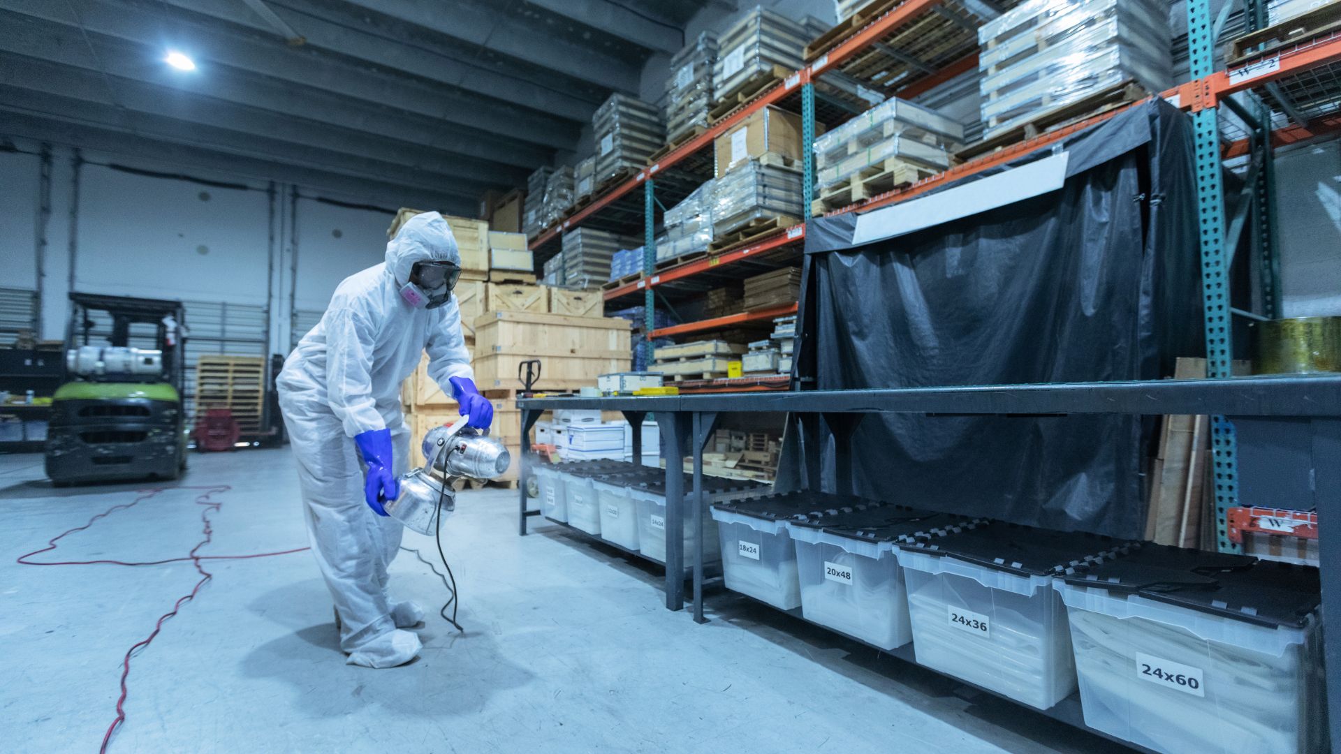 What is the difference between industrial and commercial cleaning?